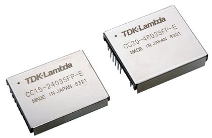 shielding of all six sides TDK-Lambda DC/DC converter modules